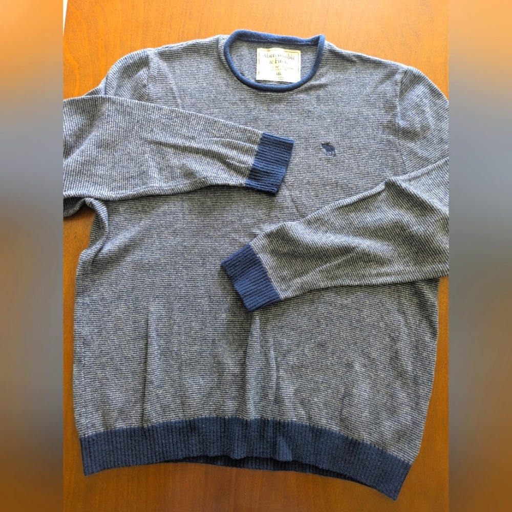 Vintage Abercrombie XXL Blue Sweater